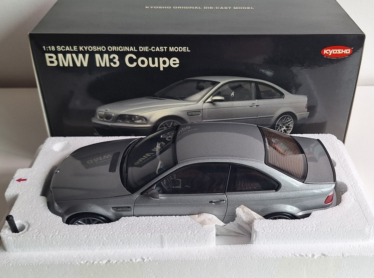 BMW 3-Series M3 Coupe E46 2003 Silver 1:18 Kyosho 08503S Released