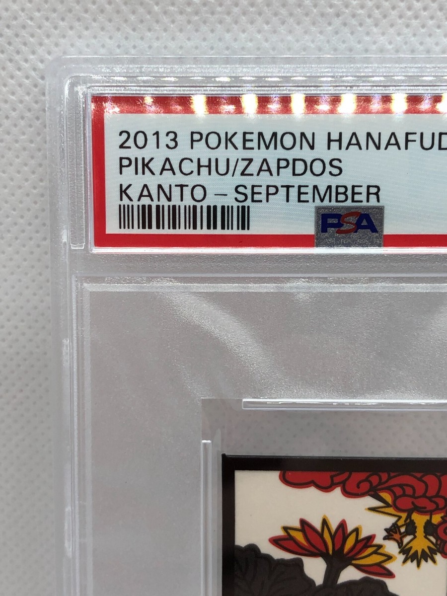 Pokemon Hanafuda card 2013 Japanese Kanto September Pikachu Zapdos