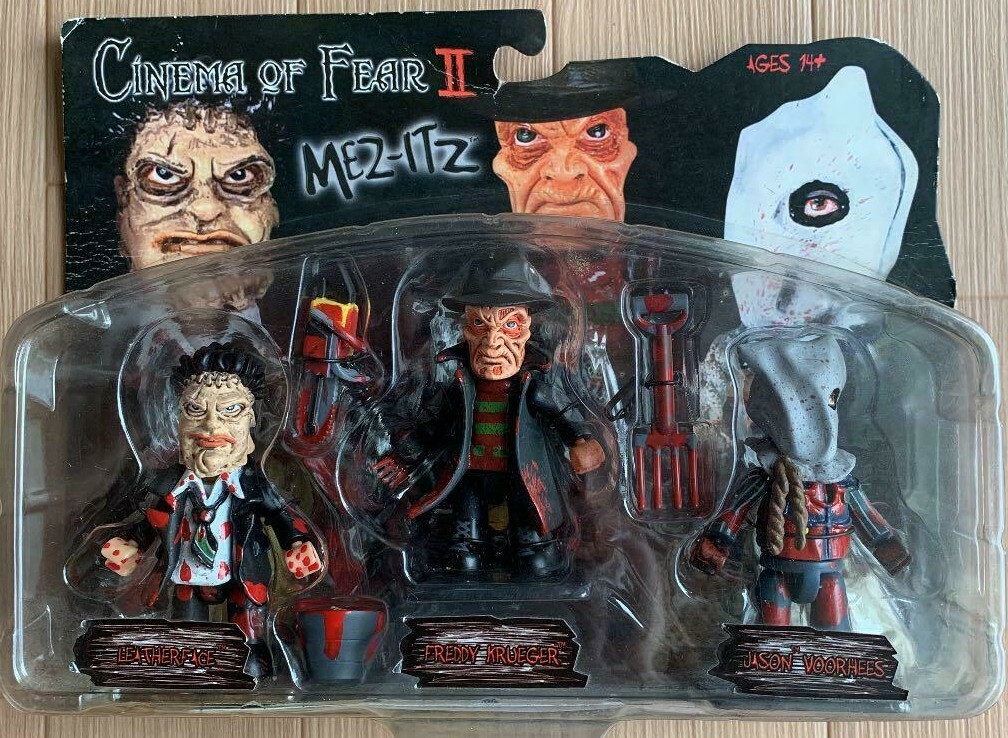 MEZCO Jason & Leatherface & Freddy Krueger Set Cinema Of FeairⅡ