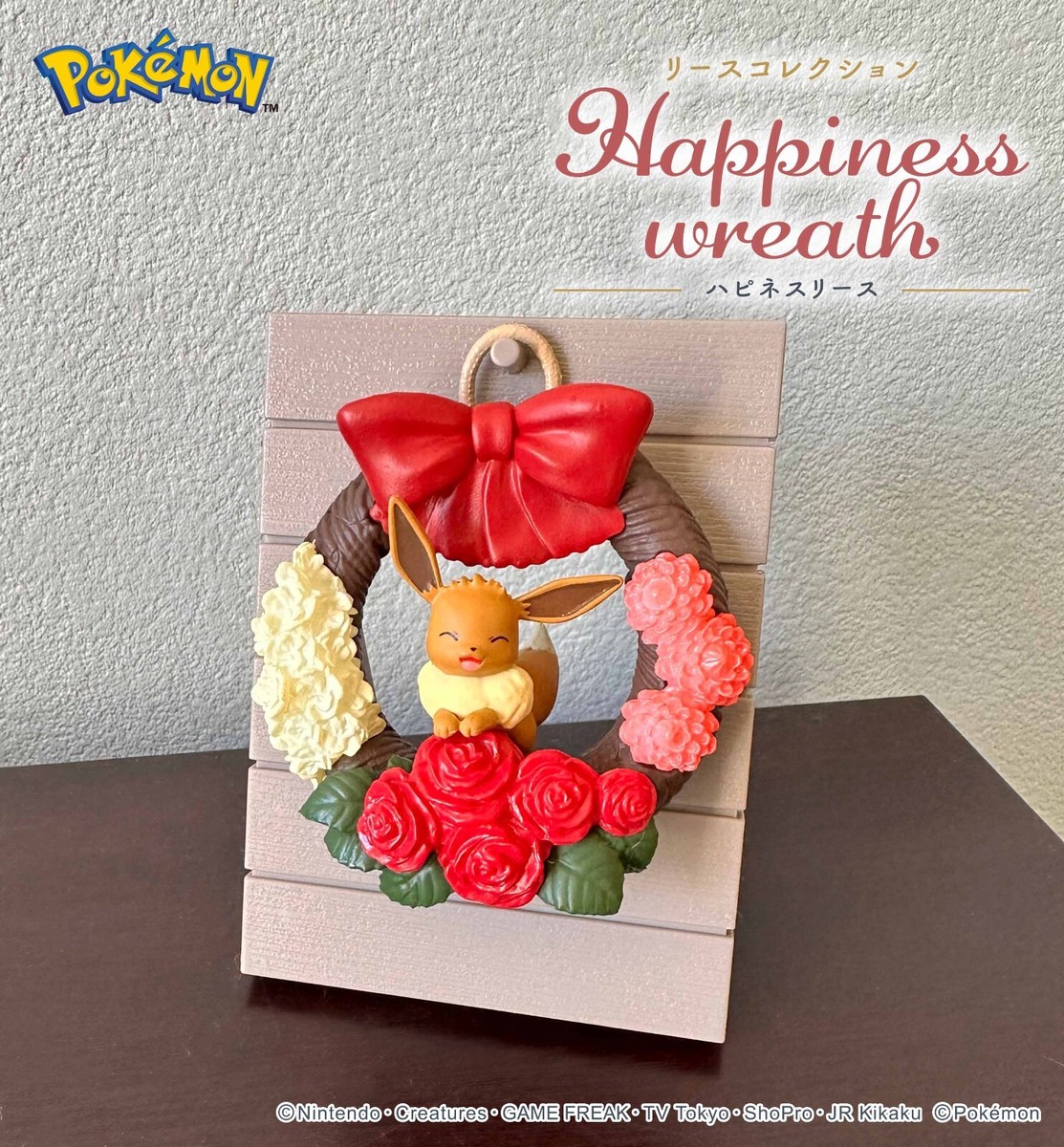 RE-MENT Pokemon Wreath Collection Happiness Mini Flowers Ornament