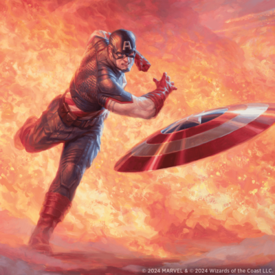 Magic the Gathering (MTG) Secret Lair x Marvel's Captain America