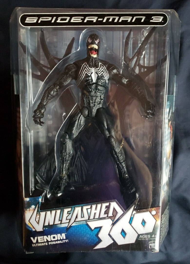 Hasbro SpiderMan 3 Unleashed 360 Venom Action Figure Marvel | eBay