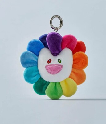 NEWJEANS X MURAKAMI SUPERNATURAL PLUSH FLOWER KEYRING 뉴진스 | eBay