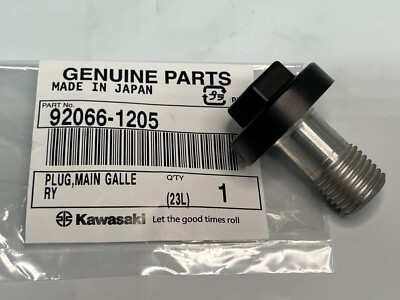 Kawasaki OEM Main Gallery Plug 92066-1205 NEW | eBay
