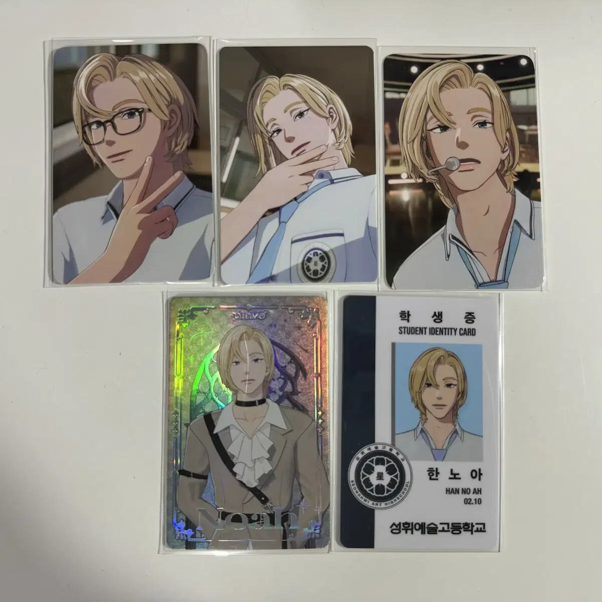 plave Noah Glasses lucky draw photo card 6th Summer Student ID
