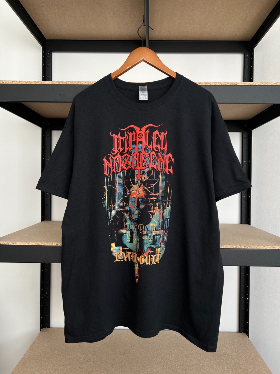 Impaled Nazarene Latex Cult 2020 Black Metal Band T-shirt Sz XL | eBay