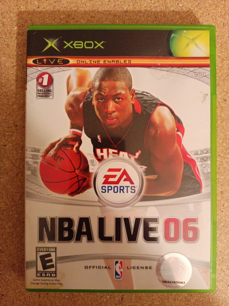 2005 X Box Live NBA Live 06 Dwayne Wade On Cover | eBay