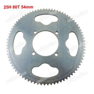 25H 54mm 80T Rear Sprocket For XRF500 Razor MX350 MX400 Dirt Bike