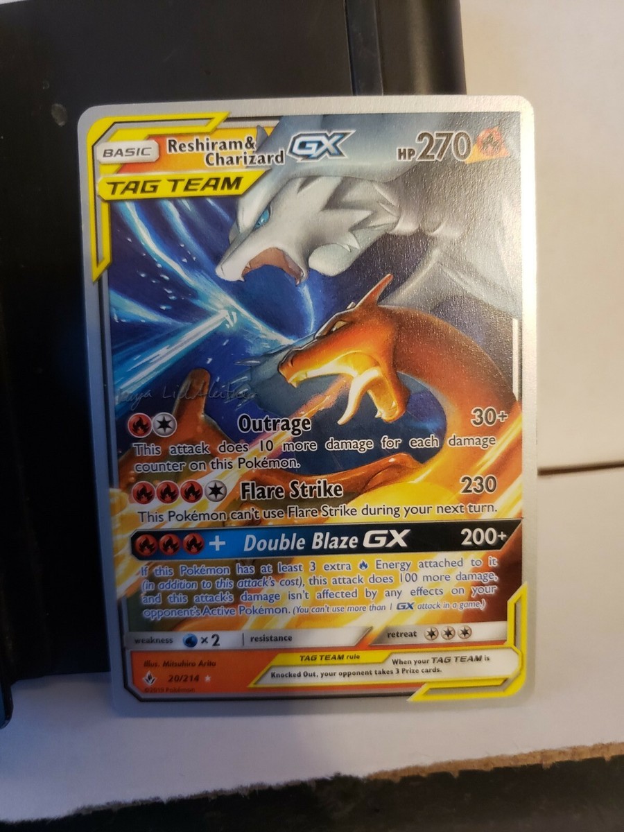 Reshiram & Charizard GX 20/214 Sm-Unbroken Bonds Holo for sale