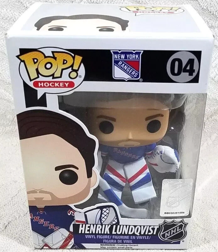 Funko Pop! Henrik Lundqvist New York Rangers NHL #04 | eBay