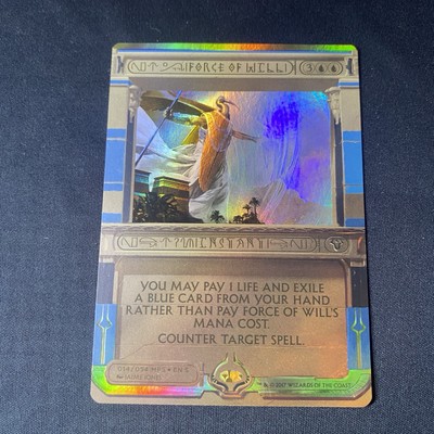Force of Will Foil Masterpiece Series: Amonkhet Invocations NM MTG