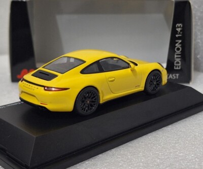 Porsche 911 (991) Carrera GTS Coupe Racing 2014 Yellow 1:43 Schuco