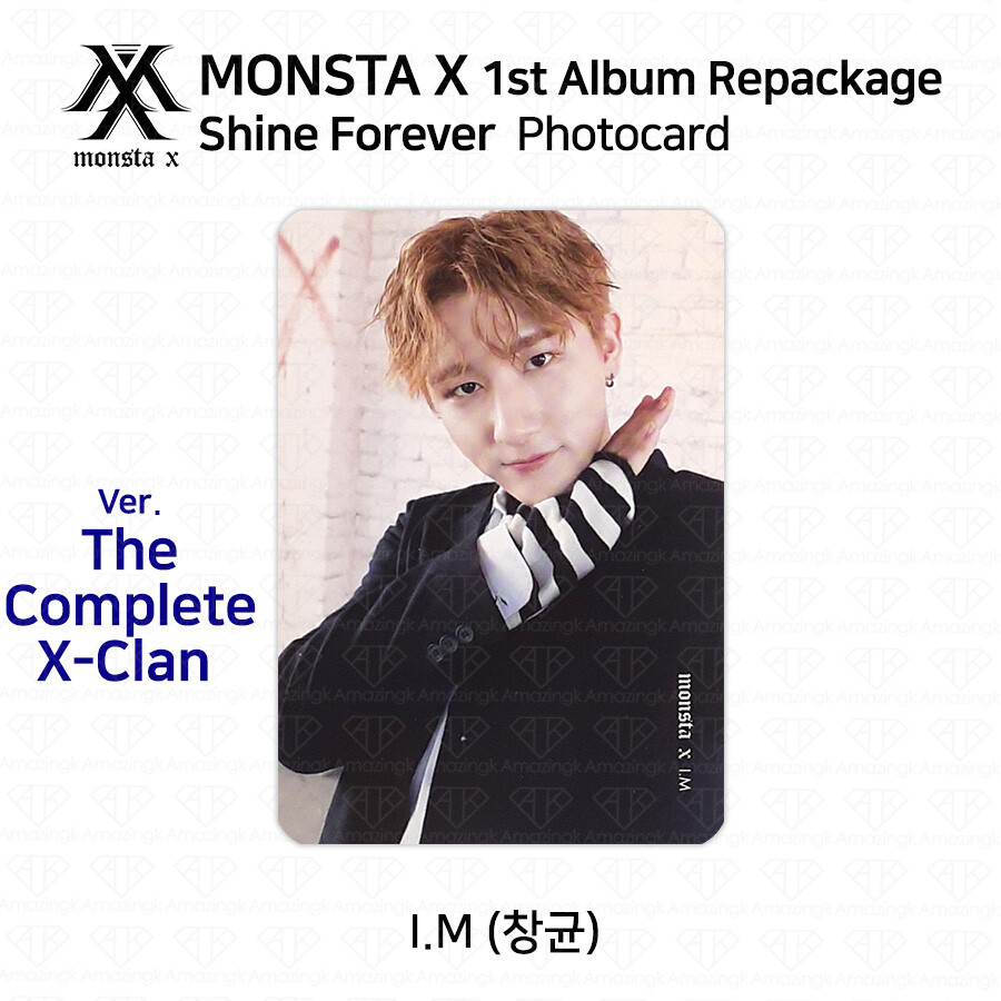 MONSTA X Shine Forever Official Photo card KPOP K-POP SHOWNU WONHO