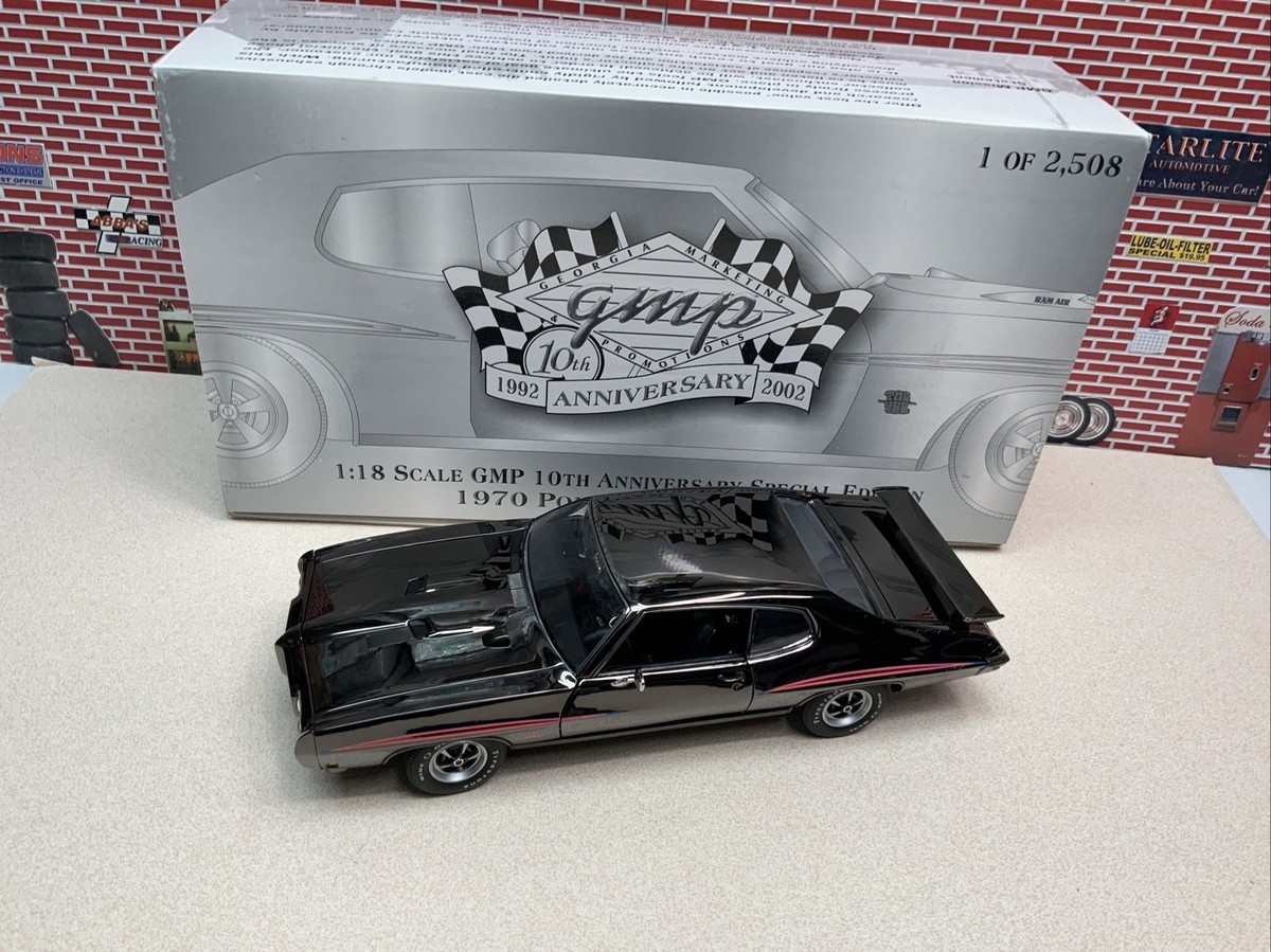 1/18 GMP 1970 Pontiac GTO THE JUDGE Black Chrome 10th Anniversary