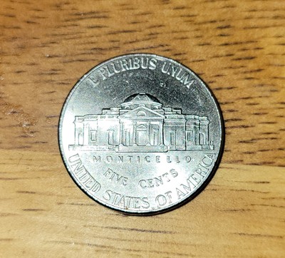 Full Steps Error 2020 Jefferson Nickle With Tilted Doors. | eBay
