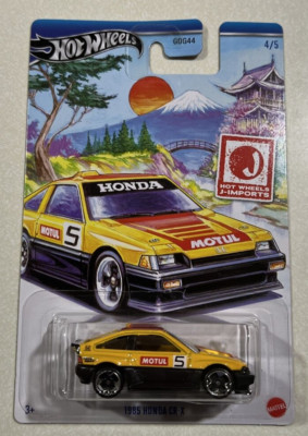 NEW 2024 Hot Wheels J-imports Series 1985 Honda CRX 4/5 Yellow | eBay