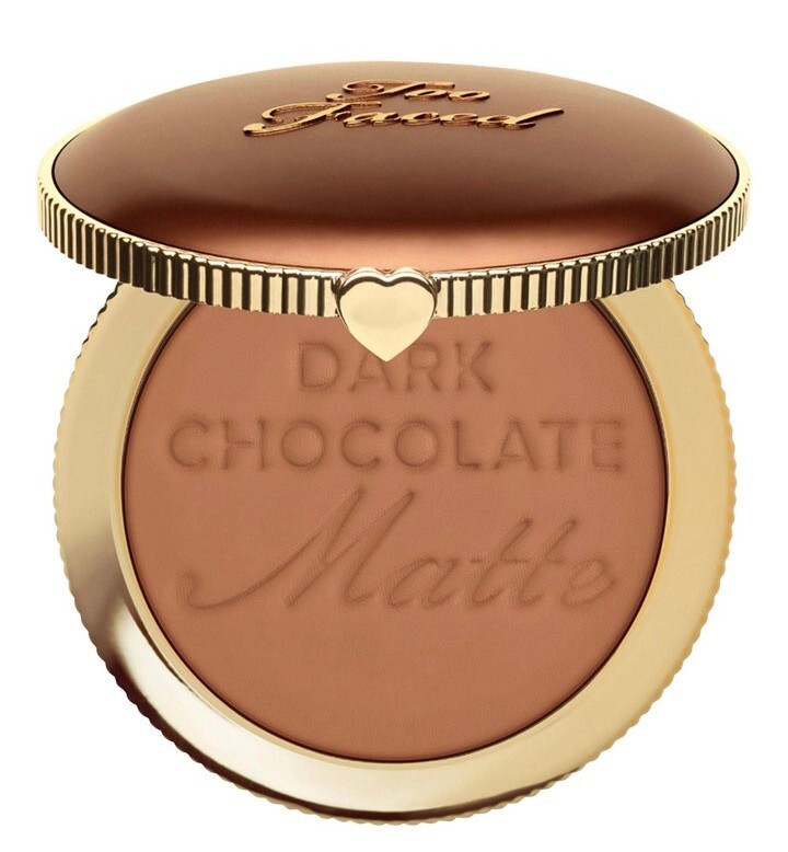 Too Faced Dark Chocolate Soleil Longwear Matte Bronzer - 0.28 oz
