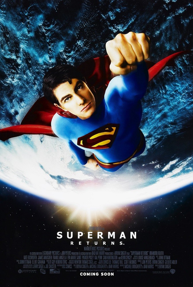 Superman Returns movie poster (a) Brandon Routh poster - 11 x 17