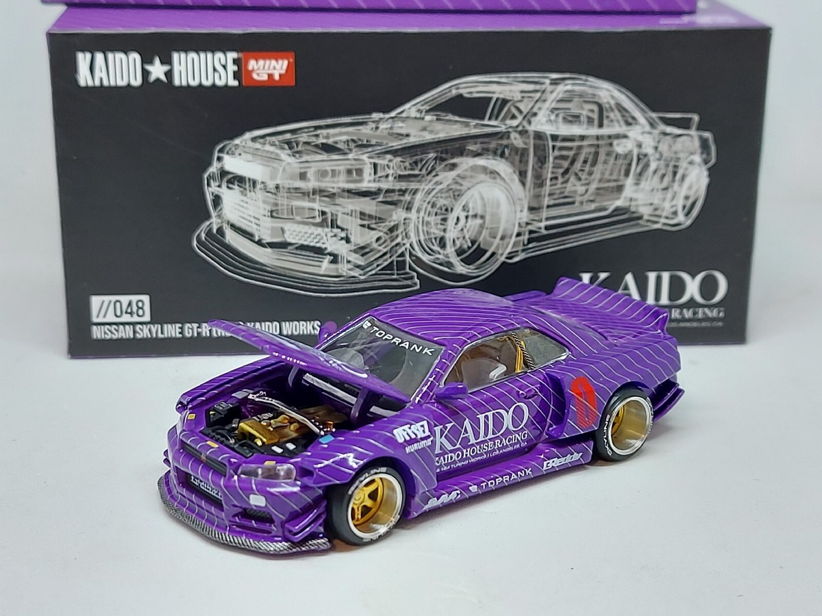 1/64 KAIDO HOUSE 048 - NISSAN SKYLINE GT-R R34 KAIDO WORKS VIOLA