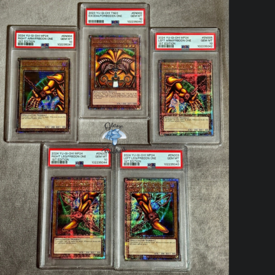 YUGIOH! Exodia The Forbidden One SEQUENTIAL Quarter Century Rare