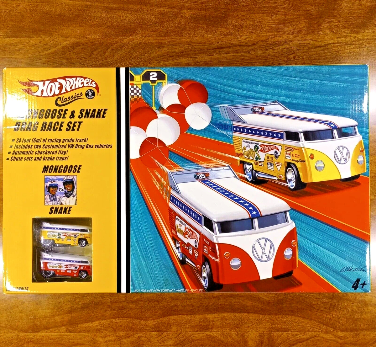 Hot Wheels Classics Mongoose & Snake Drag Race Set Volkswagen VW