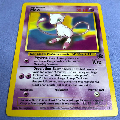 Pokemon Card - Mew #8 - Black Star PROMO - Mint ! - PTCG #0329 | eBay