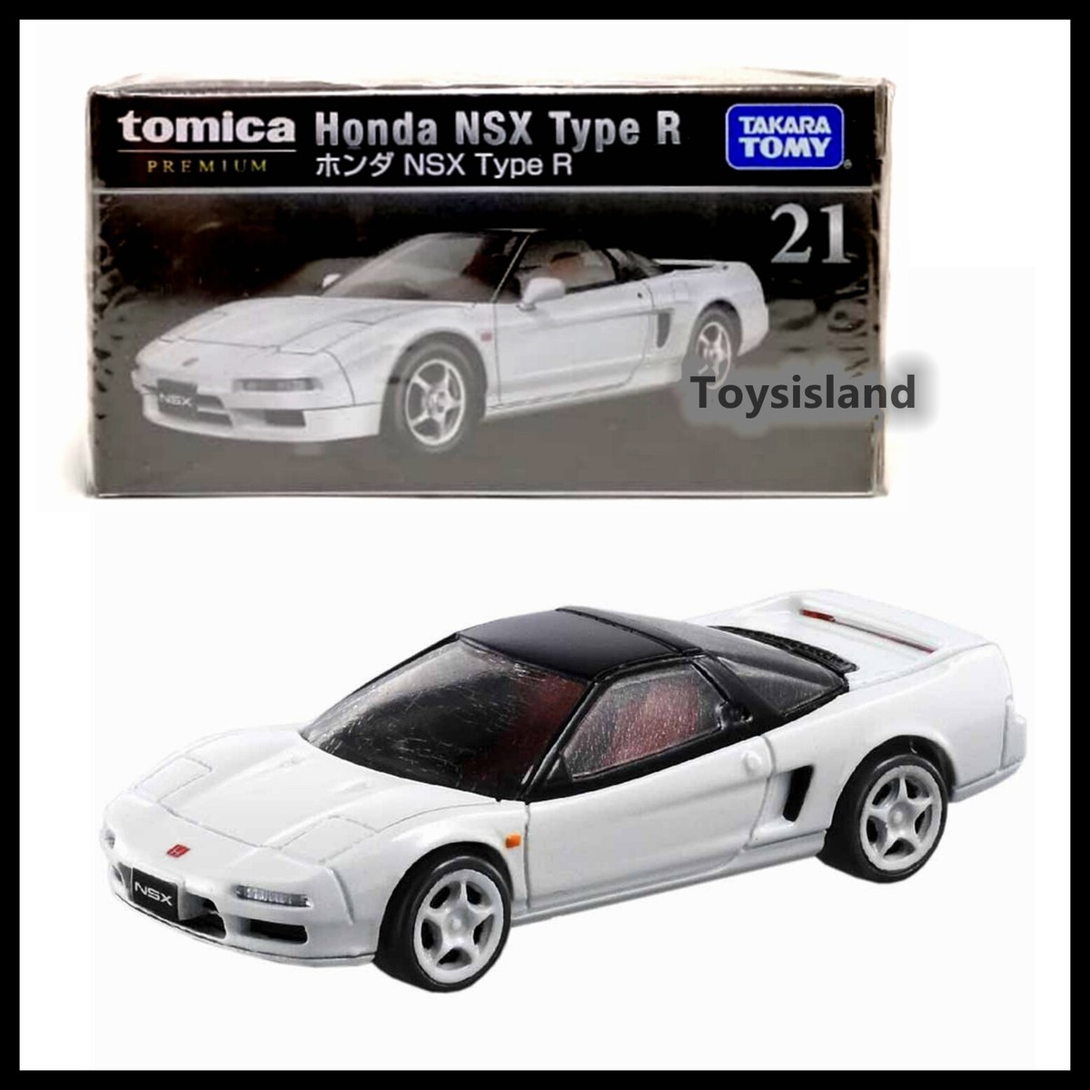 TOMICA PREMIUM 21 Honda NSX Type R 1/60 TOMY DIECAST CAR NEW WHITE