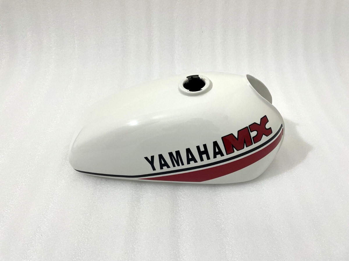 Yamaha 1974 GT80 1973 GT1 GT MX White Painted Steel Petrol Fuel