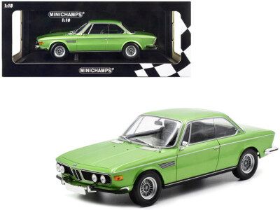 Minichamps 1971 BMW 3.0 CSI Green LTD Ed 506 Pcs 1/18 Diecast