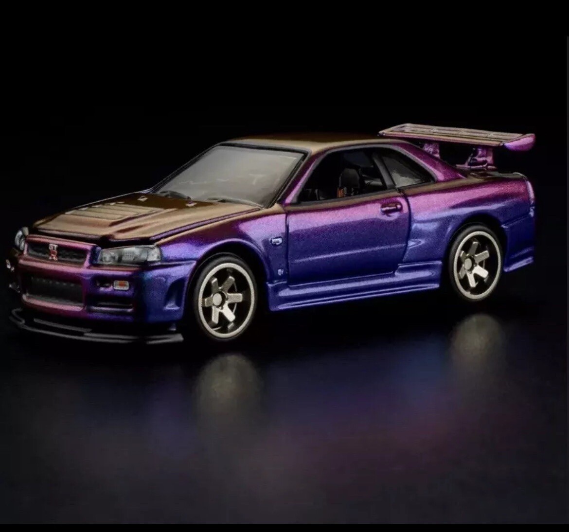 Hot Wheels RLC Exclusive Nissan Skyline GT-R R34 Purple 2024 🔥 | eBay