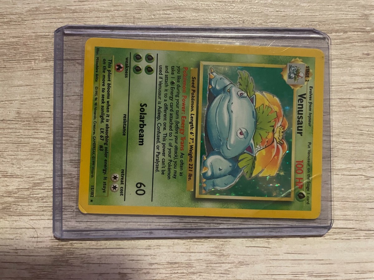 vintage 1999 Pokemon Game #15 Venusaur - Holo | eBay