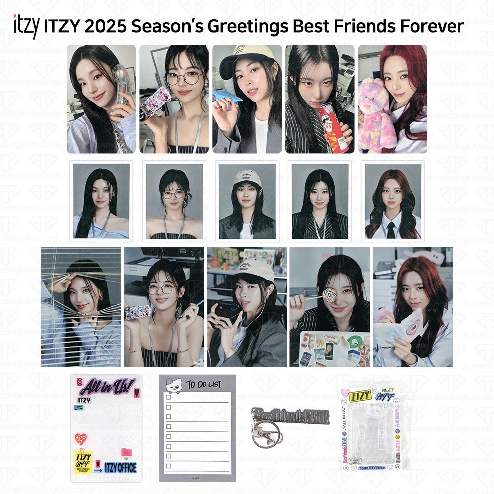 ITZY 2025 Season's Greetings Best Friends Forever Photocard ID