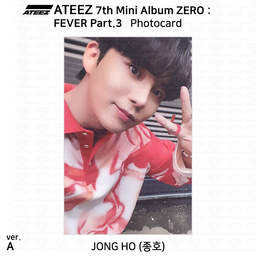 ATEEZ 7th Mini Album Zero Fever Part 3 Official Photocard Version