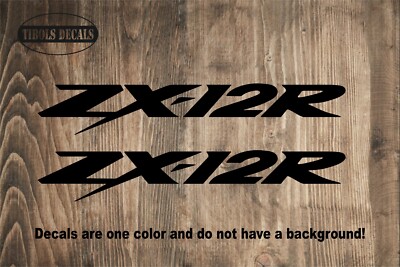 Kawasaki ZX-12R Decals Kawasaki ZX12R Stickers (1 set) Helmet