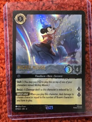 2024 DISNEY D23 EXPO LORCANA MICKEY MOUSE PLAYFUL SORCERER PROMO