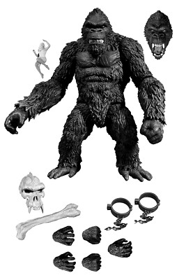 Mezco Black White 1932 King Kong of Skull Island PX Exclusive Ann