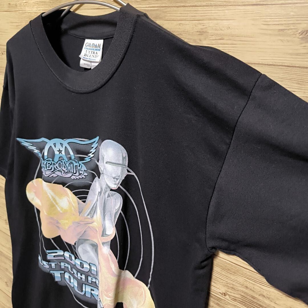 Aerosmith 2001 Just Push Play Tour Shirt Black Size L Hajime