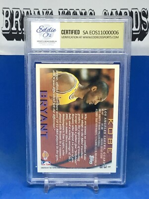 NBA 1996-97 Topps Kobe Bryant RC #138 PRISTINE 10 With (4) 10 Sub