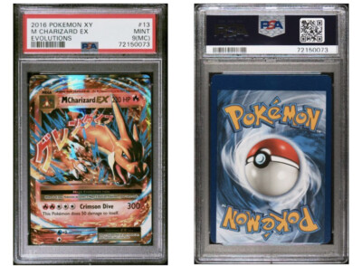 Pokemon Card XY Evolutions Mega Charizard EX 13/108 PSA 9 (MC