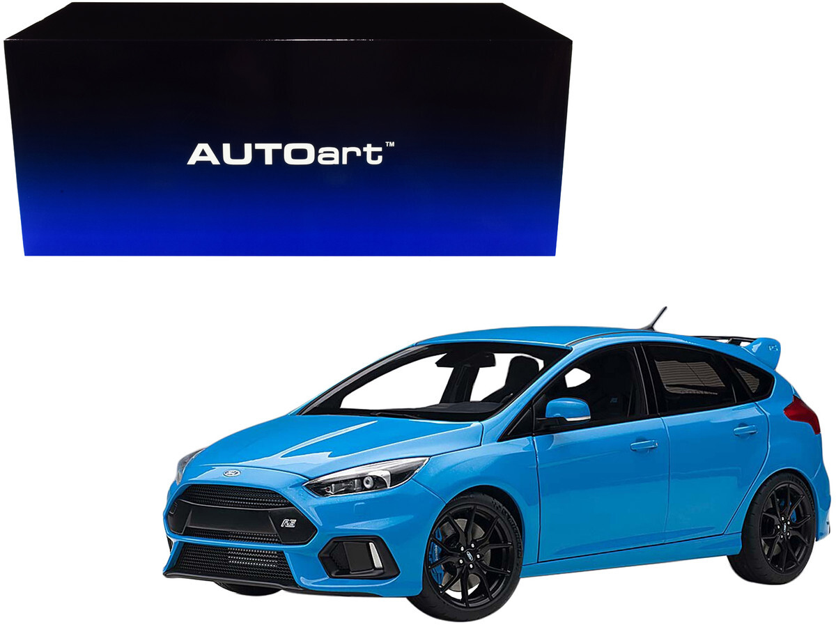 1/18 Ford USA Focus RS 2016 Nitrous Blue Metallic Model Car by