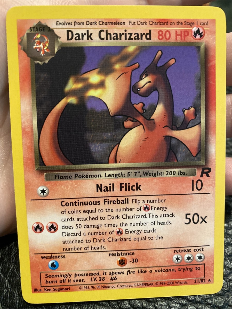 Dark Charizard 21/82 - Non-Holo Pokemon 80 HP | eBay