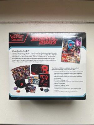 Destined Rivals Pokémon Center Elite Trainer Box PC ETB Scarlet