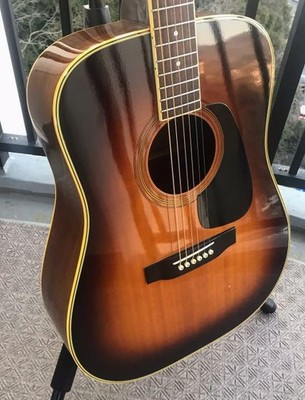 Acoustic Guitar Morris MD-505 Sunburst Japan Made | eBay