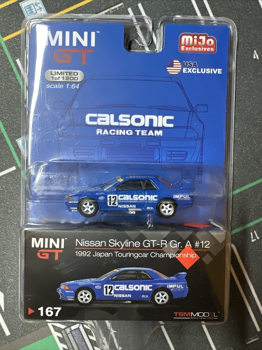 TSM Mini GT 167 Nissan Skyline GT-R R32 Gr. A #12 Calsonic 1992
