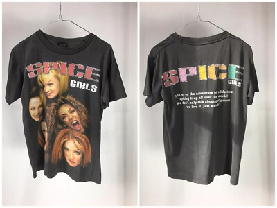 1998 Spice Girls 90s Band Basic Black Classic 2 Side Unisex Tshirt