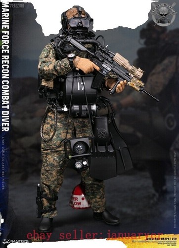 DAMTOYS 78055 1/6 US MARINE FORCE RECON COMBAT DIVER MARPAT