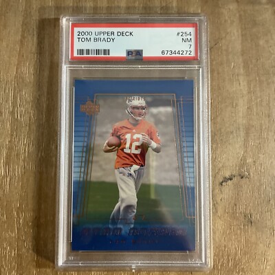 2000 Upper Deck Tom Brady RC #254 PSA 7 NM! | eBay