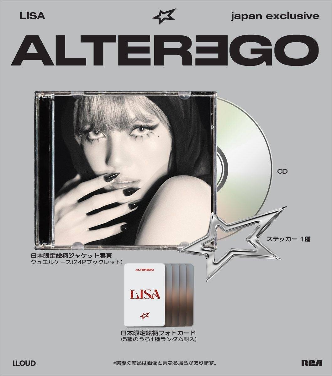 LISA BLACKPINK ALTER EGO JAPAN EXCLUSIVE POB PHOTOCARD OFFICIAL