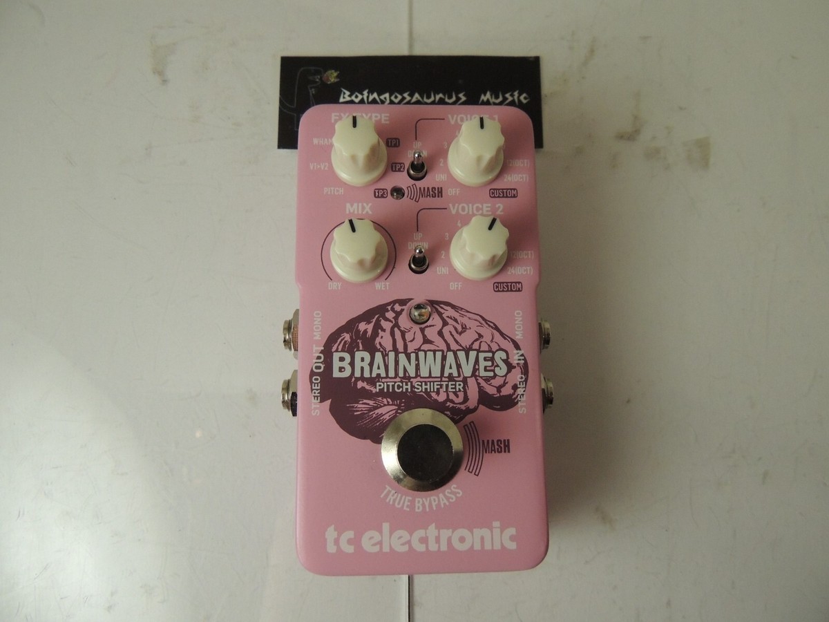 TC Electronics Brainwaves Pitch Shifter Effects Pedal Guitar Free