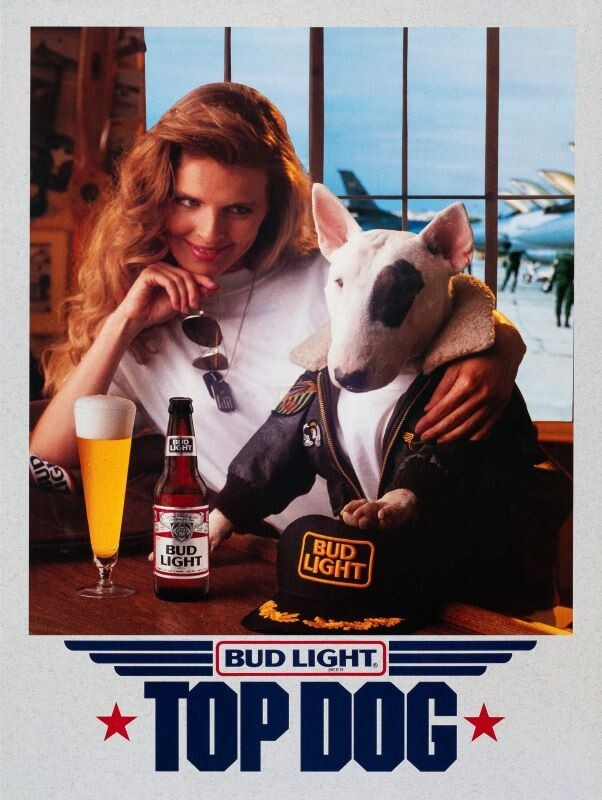 バドワイザー BUD LIGHT Spuds MacKenzie ピンバッジ バドワイザー BUD